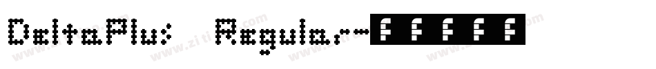 DeltaPlus Regular字体转换